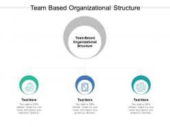 Team based organizational structure ppt powerpoint presentation ideas show cpb