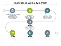 Team based work environment ppt presentation inspiration examples cpb
