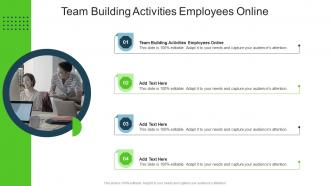 Team Building Activities Employees Online In Powerpoint And Google Slides Cpb