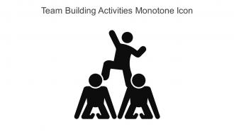 Team Building Activities Monotone Icon In Powerpoint Pptx Png And Editable Eps Format