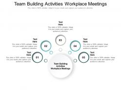 Team building activities workplace meetings ppt powerpoint presentation styles master slide cpb