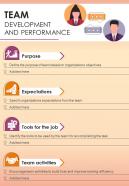 Team Building And Performance Improvement In HR