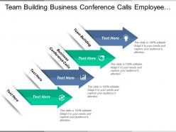 Team building business conference calls employee wellness program cpb