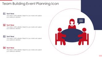 Team Building Event Planning Icon