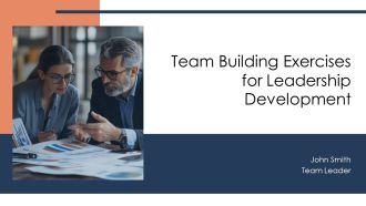 Team Building Exercises For Leadership Development PPT Mockup AT
