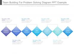 Team building for problem solving diagram ppt example