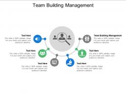 Team building management ppt powerpoint presentation professional icon cpb