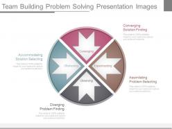 Team building problem solving presentation images