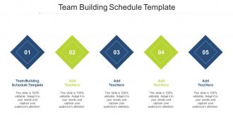 Team Building Schedule Template In Powerpoint And Google Slides Cpb