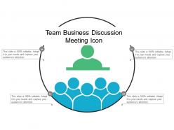 Team Business Discussion Meeting Icon