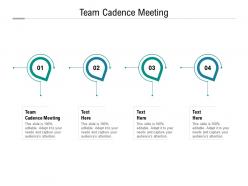Team cadence meeting ppt powerpoint presentation professional show cpb