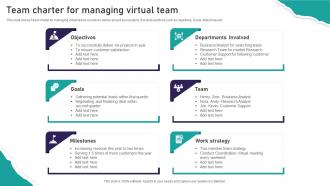Team Charter For Managing Virtual Team