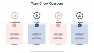 Team Check Questions In Powerpoint And Google Slides Cpb