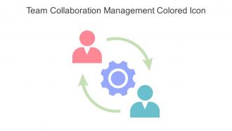Team Collaboration Management Colored Icon In Powerpoint Pptx Png And Editable Eps Format