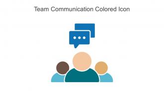 Team Communication Colored Icon In Powerpoint Pptx Png And Editable Eps Format