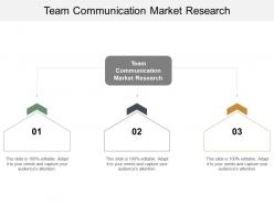 Team communication market research ppt powerpoint presentation professional microsoft cpb