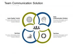 Team communication solution ppt powerpoint presentation infographic template icon cpb