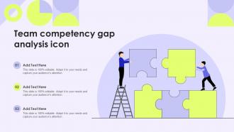 Team Competency Gap Analysis Icon