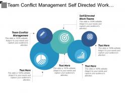 Team conflict management self directed work teams brand equity cpb