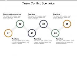 Team conflict scenarios ppt powerpoint presentation icon background image cpb