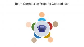 Team Connection Reports Colored Icon In Powerpoint Pptx Png And Editable Eps Format