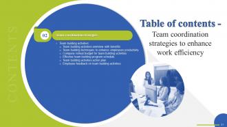 Team Coordination Strategies To Enhance Work Efficiency Complete Deck Colorful Best
