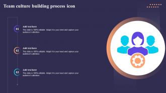 Team Culture Building Process Icon