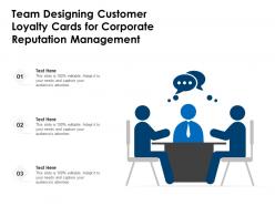 Team Designing Customer Loyalty Cards For Corporate Reputation Management