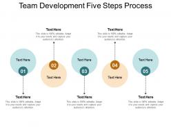 Team development five steps process