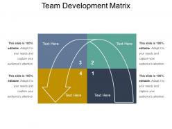 Team development matrix