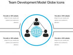 Team development model globe icons