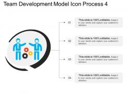Team development model icon process 4