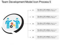 Team Development Model Icon Process 5