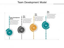 Team development model ppt powerpoint presentation portfolio ideas cpb