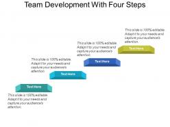 Team development with four steps
