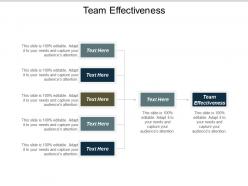 Team effectiveness ppt powerpoint presentation show sample cpb