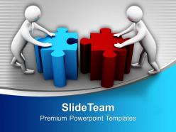 Team efforts to form solution business powerpoint templates ppt backgrounds for slides 0113