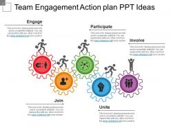 Team engagement action plan ppt ideas