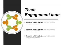 Team Engagement Icon PowerPoint Ideas