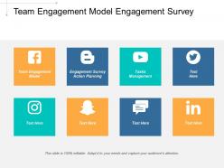 Team engagement model engagement survey action planning tasks management cpb