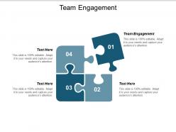 Team engagement ppt powerpoint presentation gallery picture cpb