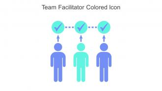 Team Facilitator Colored Icon In Powerpoint Pptx Png And Editable Eps Format