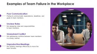 Team Failure Examples Powerpoint Presentation And Google Slides ICP Aesthatic Informative