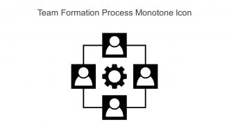 Team Formation Process Monotone Icon In Powerpoint Pptx Png And Editable Eps Format