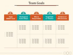 Team Goals Strategies And Action Steps Who Is Responsible