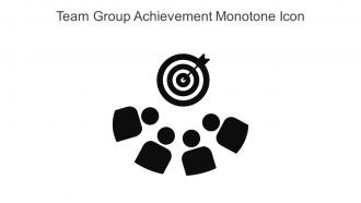 Team Group Achievement Monotone Icon In Powerpoint Pptx Png And Editable Eps Format