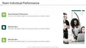Team Individual Performance In Powerpoint And Google Slides Cpb