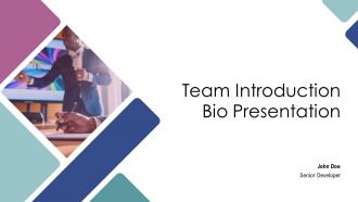 Team Introduction Bio Presentation PPT Designs AT