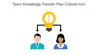Team Knowledge Transfer Plan Colored Icon In Powerpoint Pptx Png And Editable Eps Format