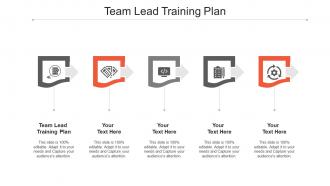 Team lead training plan ppt powerpoint presentation layouts layout ideas cpb